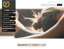 Tablet Screenshot of deyogastudio.nl